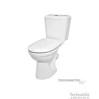 Унитаз-компакт Сити сиденье жесткое двухрежимная арматура