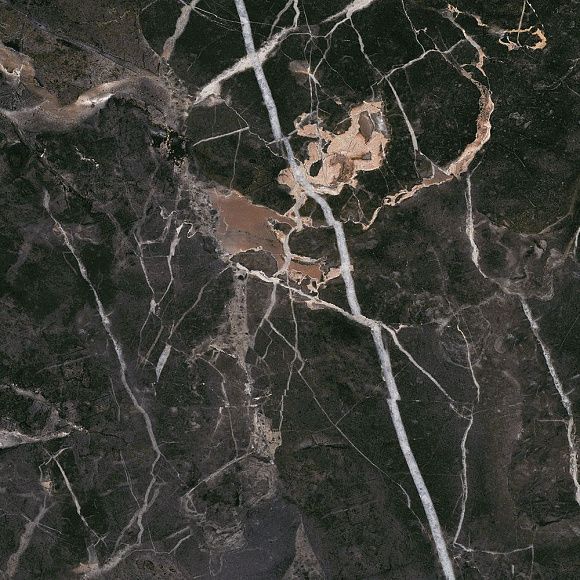 Плитка керамогранит Queen Черный матовый